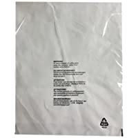 Los mejores  - (100 unidades) 400 x 500 mm- 40 x 50 cm gran ropa ropa camiseta bolsas transparente protección